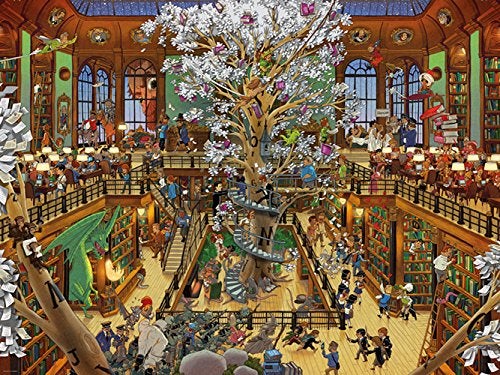 Heye 29840"" Library  Oesterle Triangular Puzzles  White - Image 2